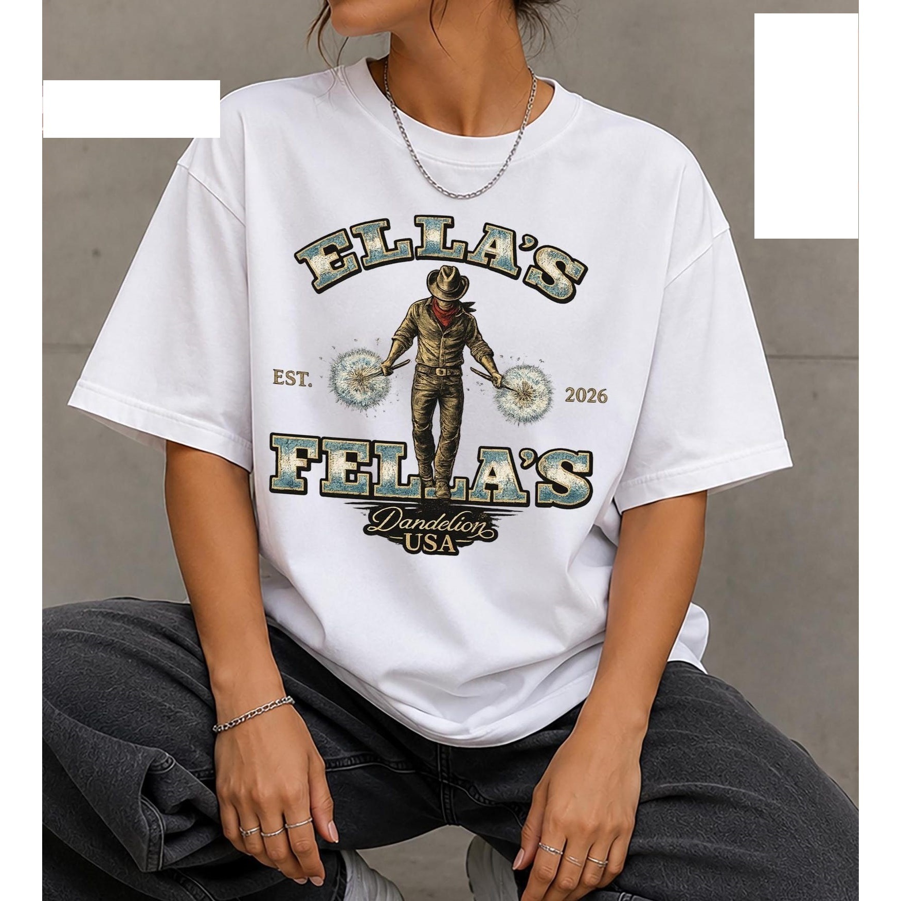 Ellas Fellas Shirt,Ellas Fellas Retro Western Shirt